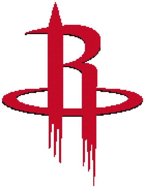 Check spelling or type a new query. Counted Cross Stitch Pattern, Houston Rockets Logo - The ...