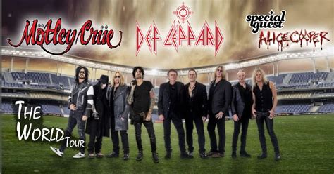 Def Leppard Motley Crue And Alice Cooper At Jma Wireless Dome Syracuse N Y August 5 2023