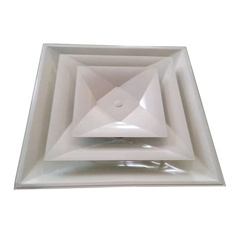 The pet/peti square perforated ceiling diffuser is best suitable for comfort ventilation. HVAC Ventilation Square Air Diffuser R-SFD 600x600 ...