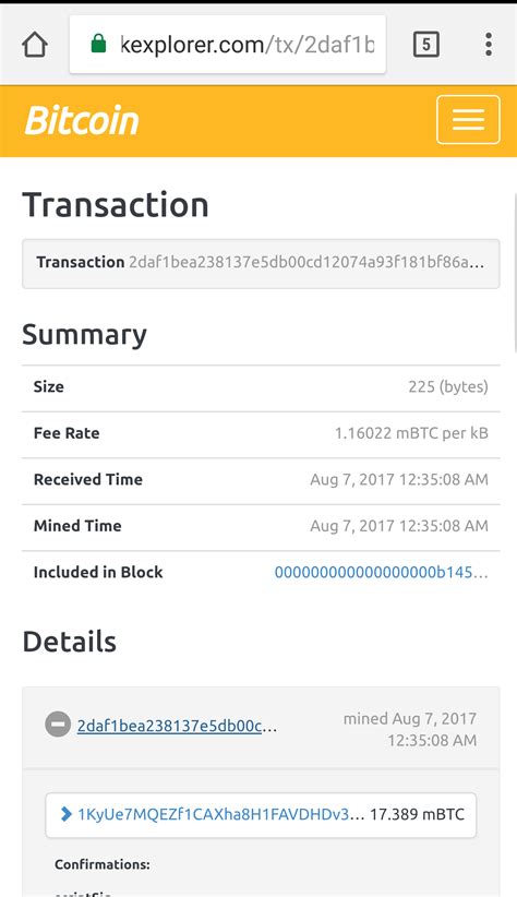 Bitcoin Transaction Screenshot How I Converted Bitcoin Cash To