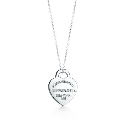 Return To Tiffany® Heart Tag Pendant In Sterling Silver Medium