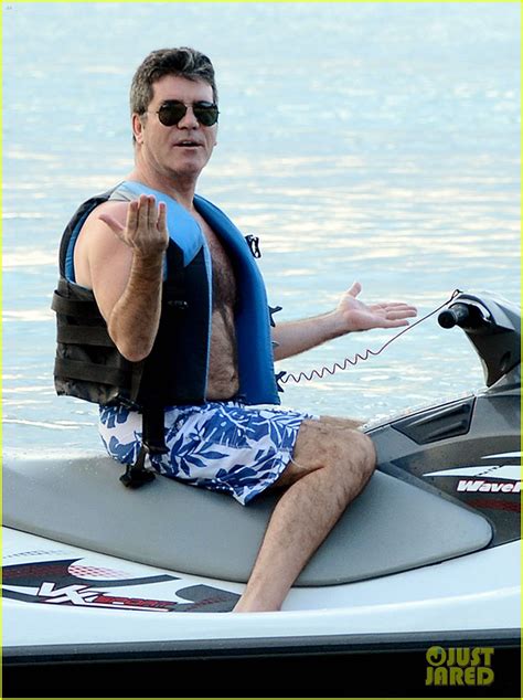 simon cowell goes shirtless while vacationing in barbados photo 3266839 shirtless simon