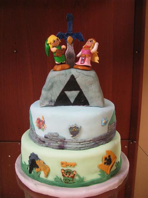 Legend Of Zelda Wedding Cake By Cocoanekoconfections On