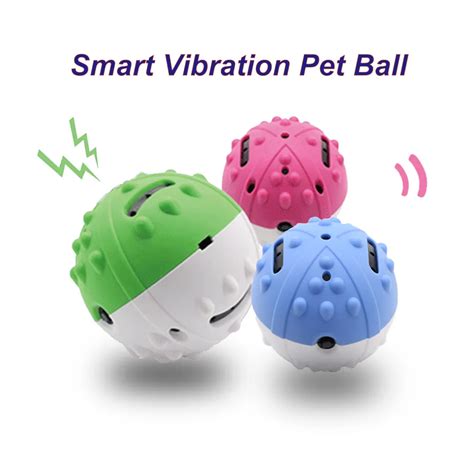 Funny Pet Toy Dog Ball Electric Smart Vibration Squeaky Balls For Small