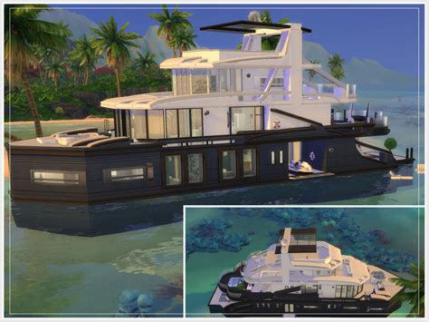 Azimut Luxury Yacht By Philo At Tsr Sims 4 Updates