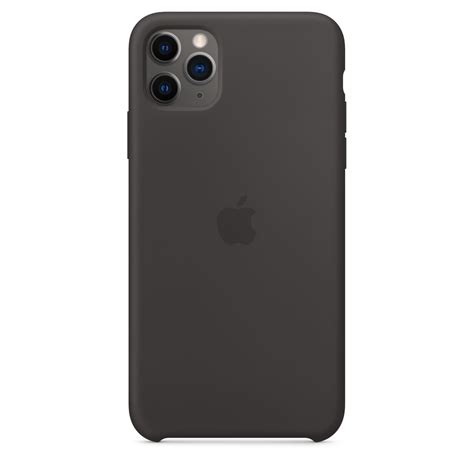 Iphone 11 Pro Max Silicone Case Black Apple Uk