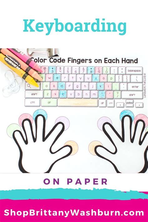 Typing Practice Printable Keyboard Pages Kids Worksheets Printables