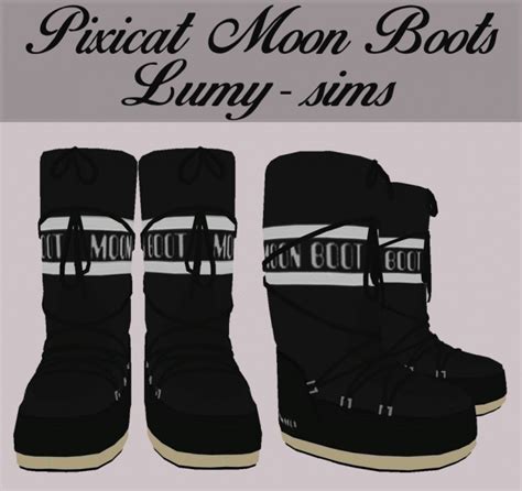 Pixicat Moon Boots At Lumy Sims Sims 4 Updates