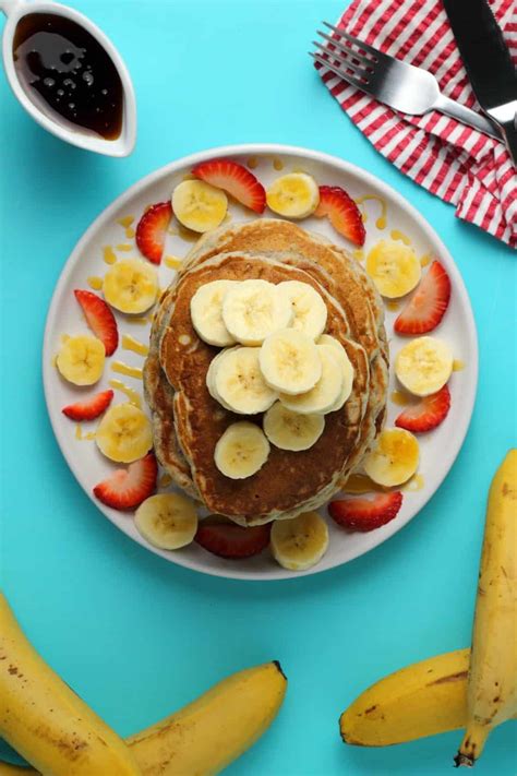 Vegan Banana Pancakes Light And Fluffy Loving It Vegan