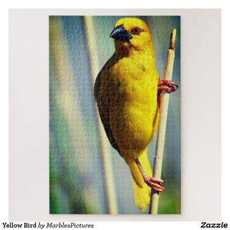 Yellow Bird Jigsaw Puzzle Zazzle Bird Jigsaw Puzzles Marble Pictures