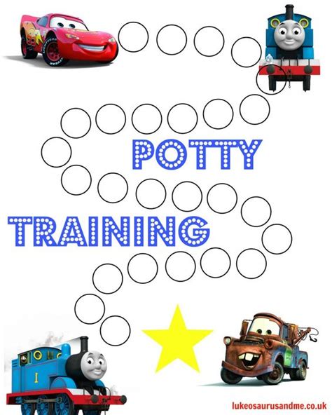 There are two versions of this chart: Free printable Thomas and Cars Potty Training Chart http ...