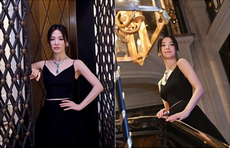 Chosun Online 朝鮮日報 ソン・ヘギョ クロップ丈ドレスで果敢に露出スレンダー・ボディに視線