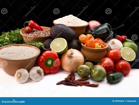 Mexican Meal Ingredients Stock Photography Image 4099662