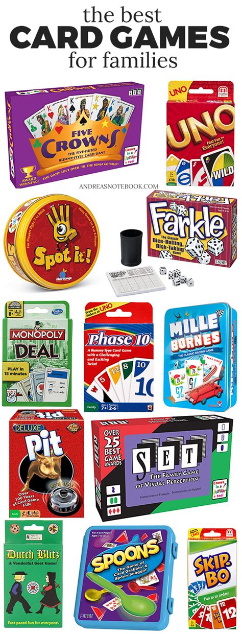 You have to try some of the card. Card Games For Families