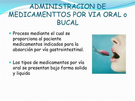 Ppt Tecnica Administracion Medicamentos VÍa Oral Powerpoint