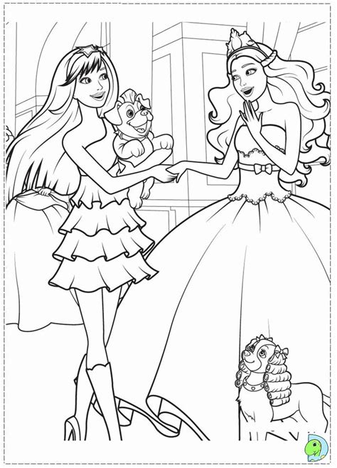 Barbie the princess & the popstar tells the charming story of princess tori, who magically trades places with her favorite popstar, keira. Barbie Princess And The Popstar Coloring Pages - Coloring Home