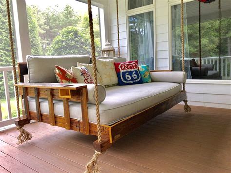 Randr Bed Swing Rustic Porch Swing Porch Swing Porch Swing Bed