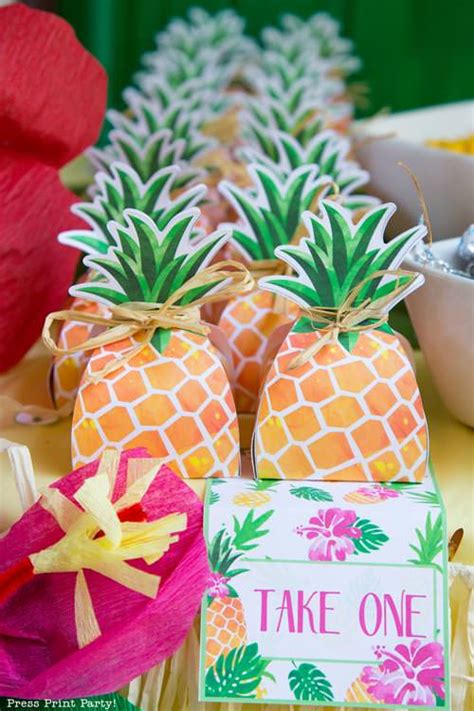 Fun Pineapple Party Decorations And Ideas Birthday Press Print Party