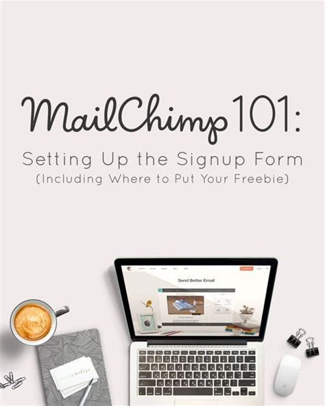 Mailchimp 101 Setting Up The Signup Form Including Where To Put Your