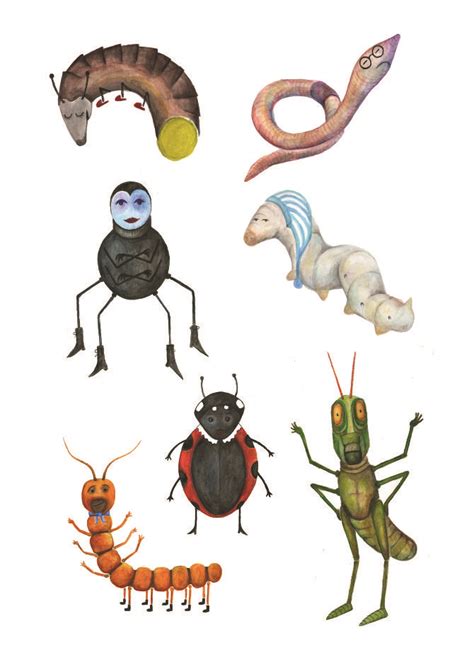 Printable James And The Giant Peach Characters