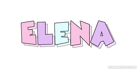 American names, argentine names, australian names, bolivian names, canadian names, chilean names, classic names, costa rican names. Elena Logo | Free Name Design Tool from Flaming Text
