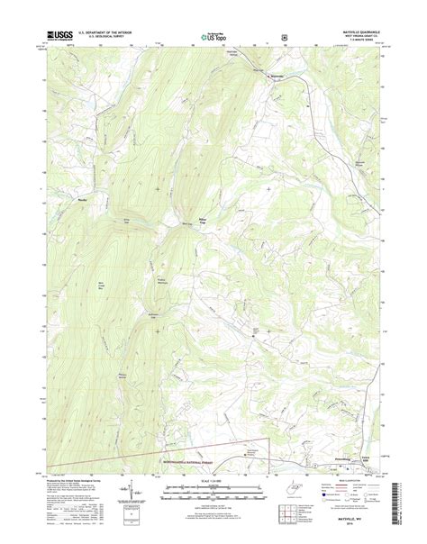 Mytopo Maysville West Virginia Usgs Quad Topo Map