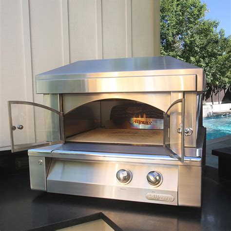 Alfresco 30 Inch Countertop Natural Gas Outdoor Pizza Oven Plus Axe