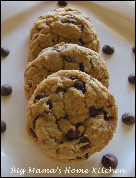 Big Mamas Home Kitchen Thick And Chewy Chocolate Chip Cookies