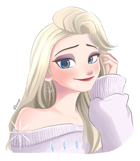 Elsa Drawing Frozen Fanart By Ruro95 On Deviantart