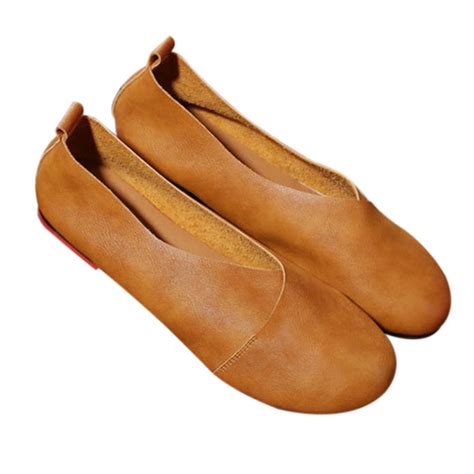 2018 Genuine Leather Flat Shoes Woman Hand Sewn Leather Loafers Cowhide