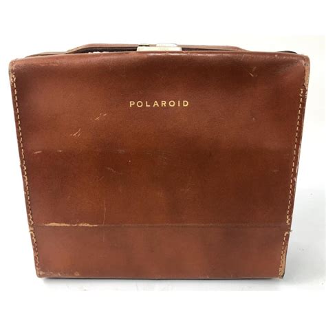 Lot Vintage Polaroid Camera Original Leather Case