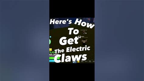 How To Get Electric Claws In Blox Fruits Youtube