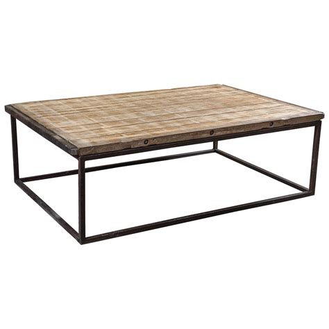 Round Industrial Style Coffee Table At 1stdibs Round Industrial