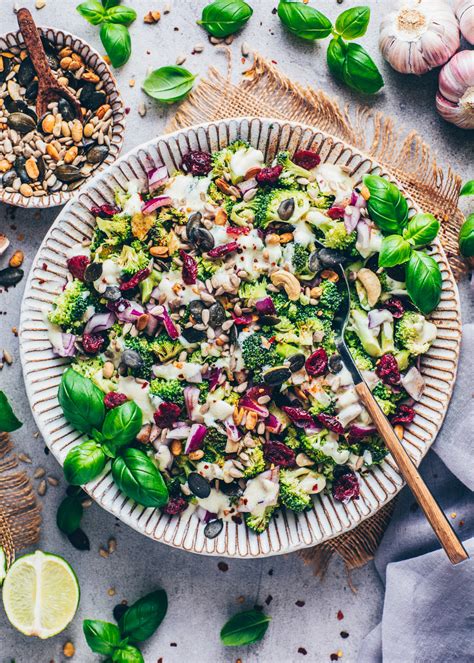 Best Broccoli Salad Recipe Vegan Easy Bianca Zapatka Recipes 44280