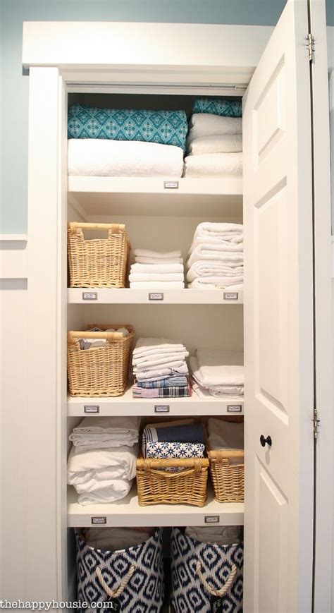 7 Clever Organizing Ideas To Turn Your Linen Closet Into A Work Of Art