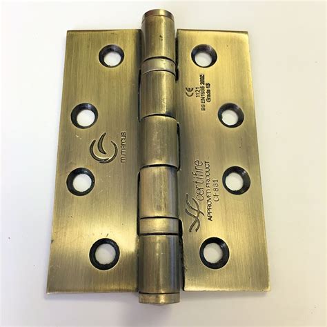 Ball Bearing Hinges Antique Brass Stainless Steel 4 X 3 Pair