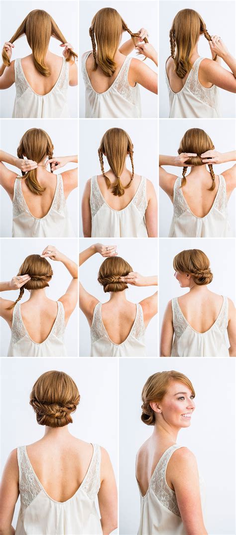 If you have long hair, but before going any party like wedding or engagement, got puzzled, then this hairstyle is absolutely perfect for you. 20 Diy Hairstyles Short Curly Vintage Hair - MagMent
