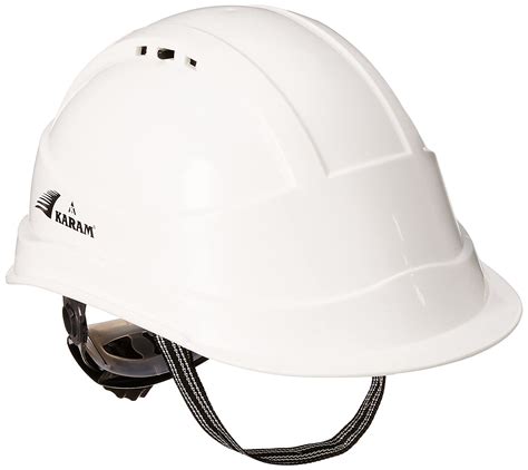 Karam Safety Helmet Pn 542 Shelblast With Peak Having Plastic Cradle
