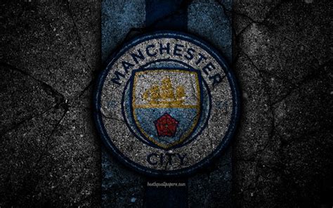 City wallpapers hd sort wallpapers by: Download wallpapers Manchester City FC, 4k, logo, Premier ...