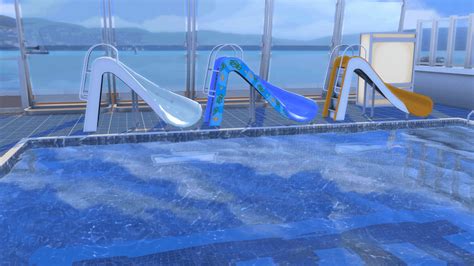 Functional Pool Slide Converted From Ts3 Mod Sims 4 Mod Mod For Sims 4