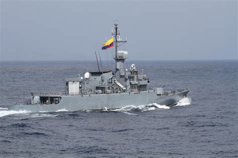 Uss James E Williams Conducts Passing Exercise With Colombian Navy