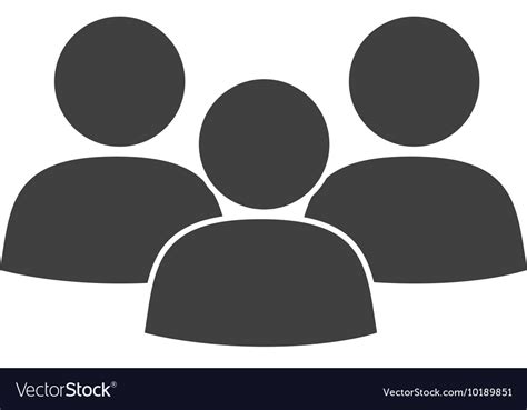 People icon business corporate team working together social network group logo symbol crowd sign leadership or community concept vector illustration in flat style. Person team group people icon graphic Royalty Free Vector