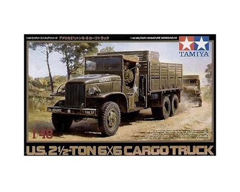 Tamiya 148 Us 25 Ton 6x6 Cargo Truck Model Kit Tam32548 Toys