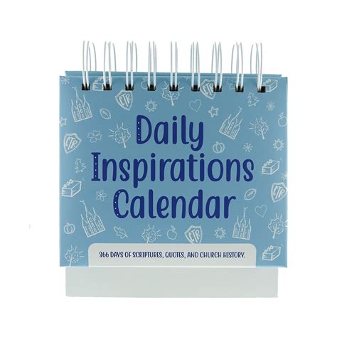 Printable Tearaway Inspirational Calender Month Calendar Printable