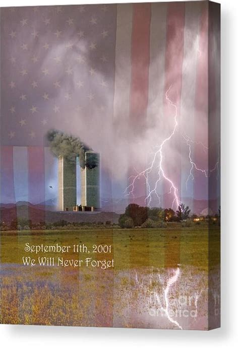 911 We Will Never Forget Canvas Print Canvas Art By James Bo Insogna