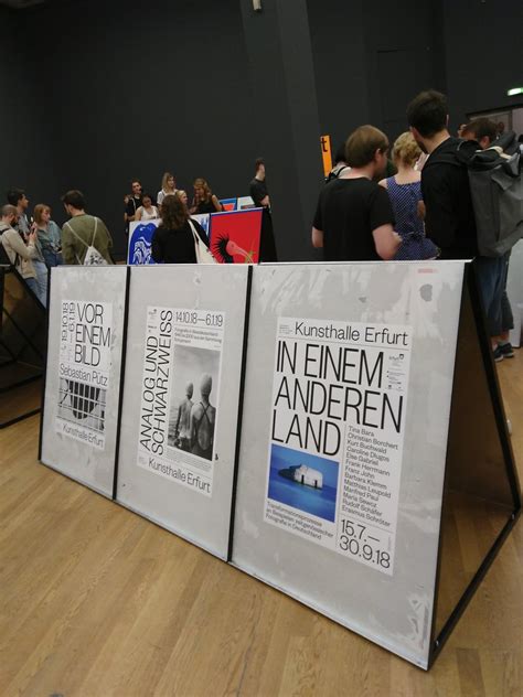Drei Plakate Der Kunsthalle Erfurt Preisgekrönt Erfurtde