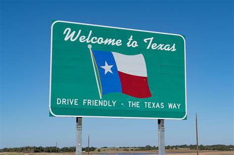 Welcome To Texas Sign Stock Photo Download Image Now Texas Welcome