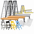 Complete Set All 4 Ultimate Ladder Table Chairs Playsets WWE Wrestling ...