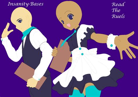 Vocaloid Maids Base By Insanity Bases On Deviantart