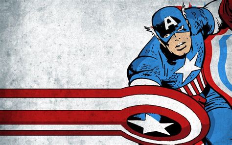Captain America Cartoon Wallpapers Wallpaper Cave
